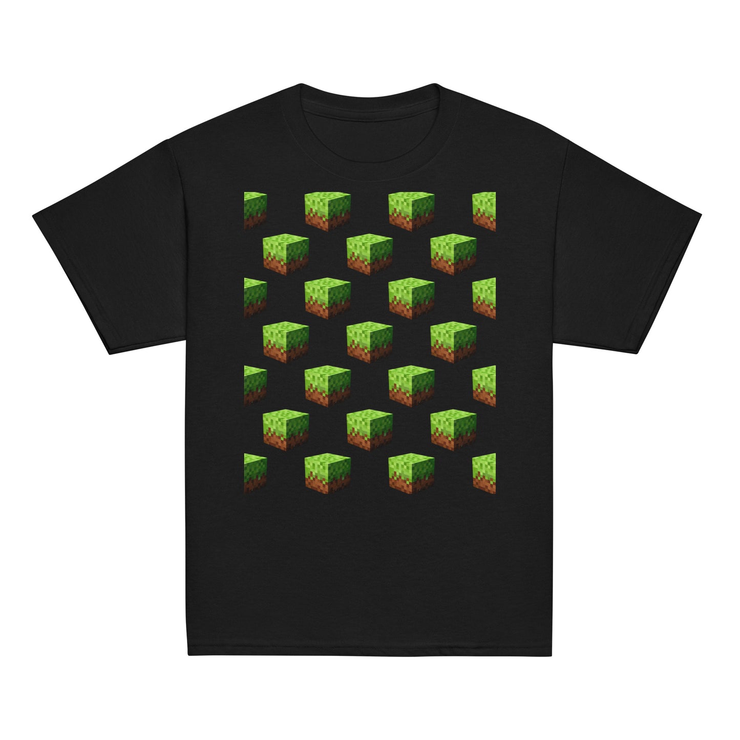 Dětské Tričko Minecraft Block - PixelKing