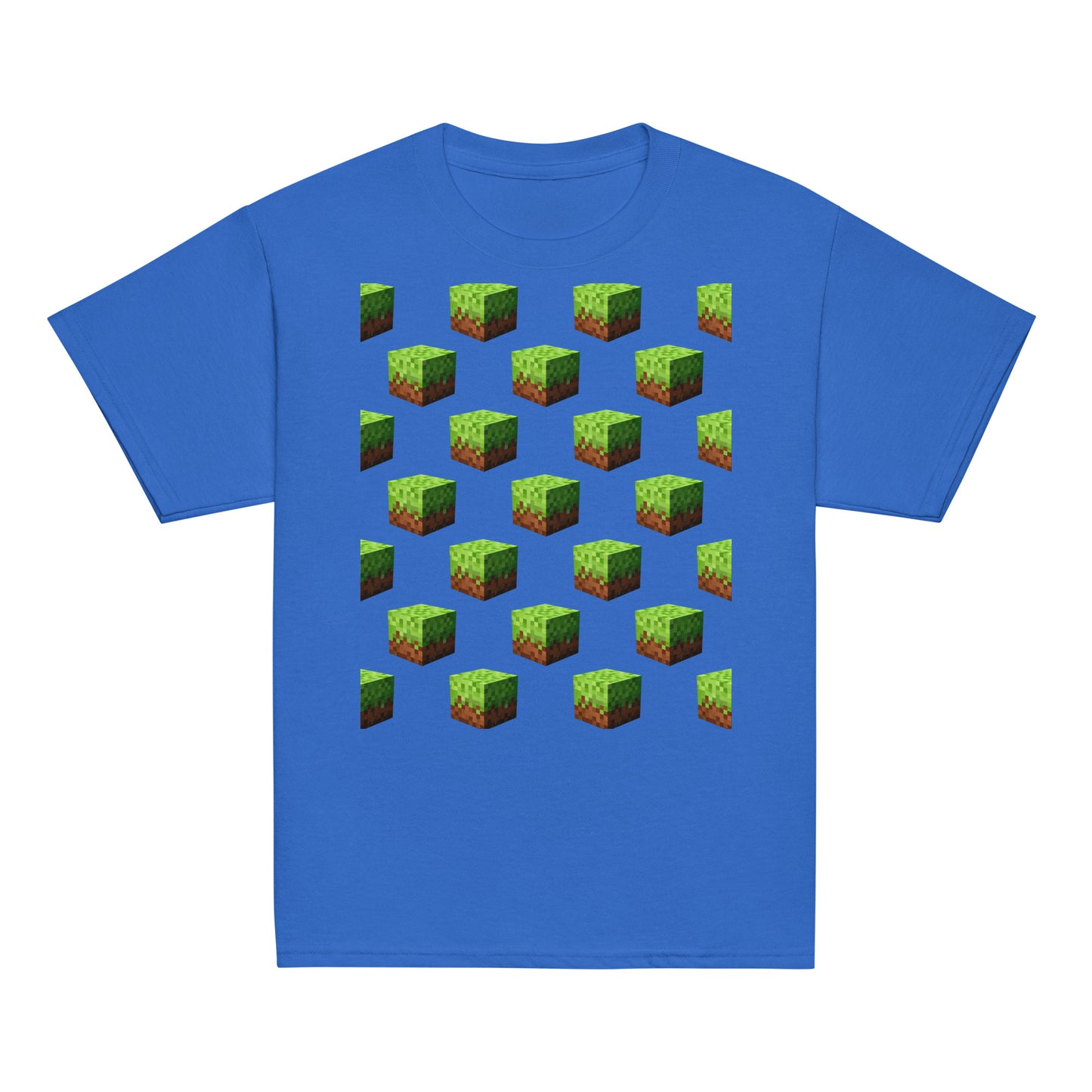 Dětské Tričko Minecraft Block - PixelKing