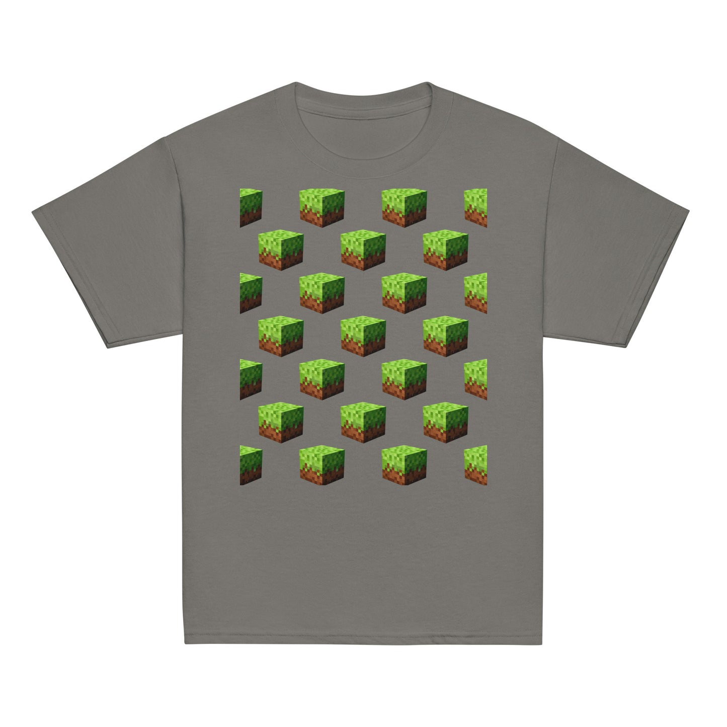 Dětské Tričko Minecraft Block - PixelKing