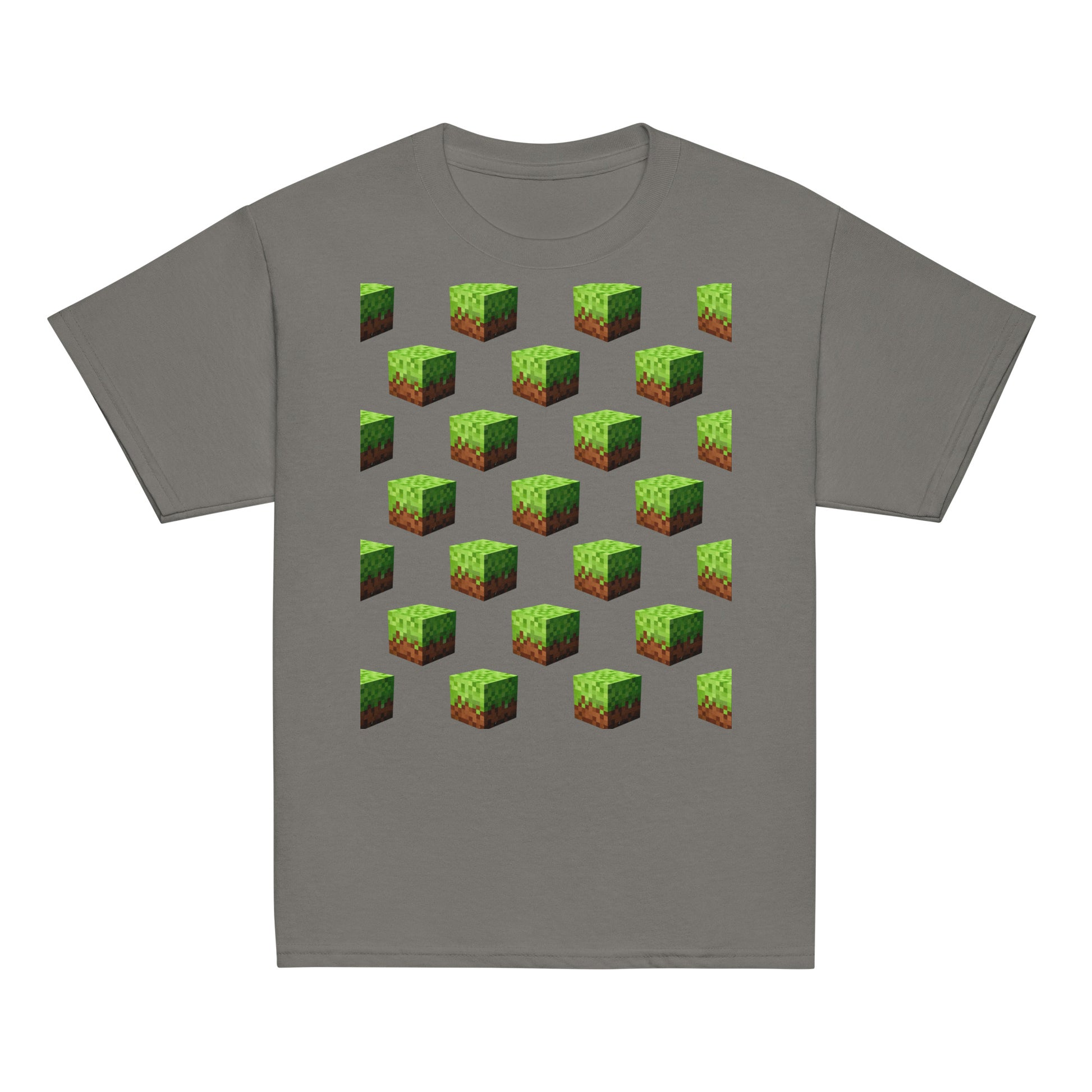 Dětské Tričko Minecraft Block - PixelKing