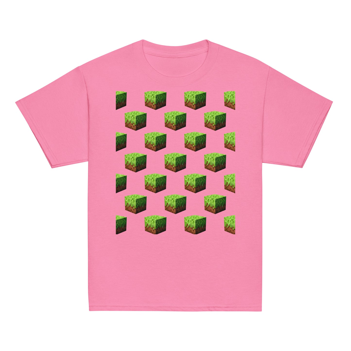 Dětské Tričko Minecraft Block - PixelKing