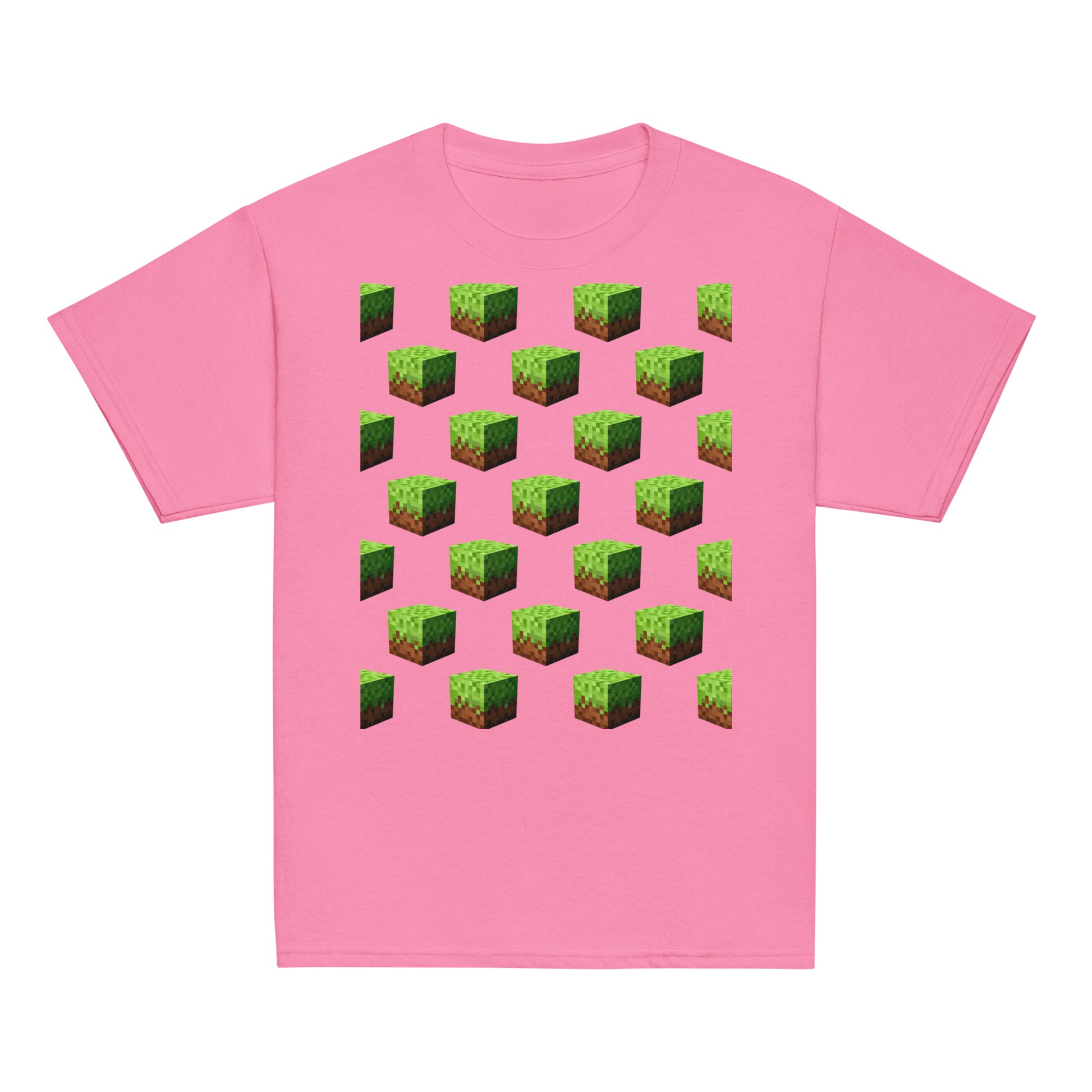Dětské Tričko Minecraft Block - PixelKing