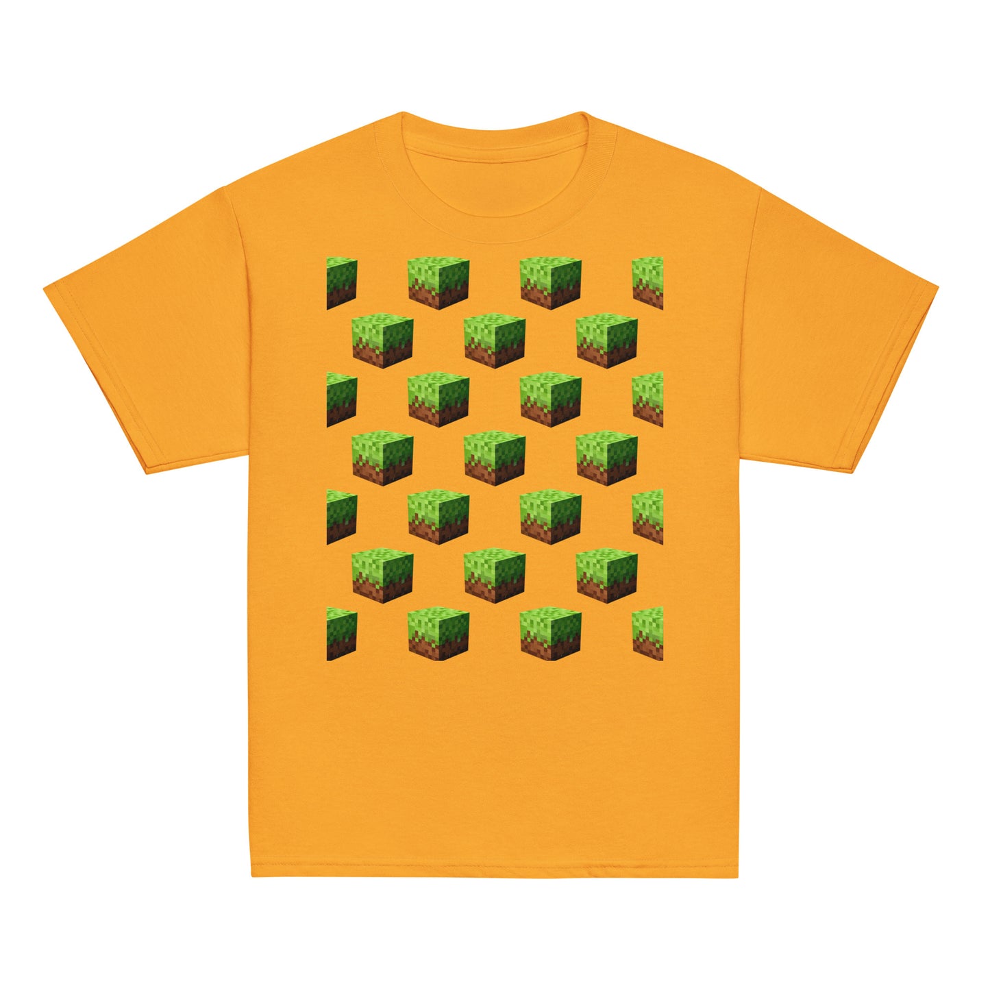 Dětské Tričko Minecraft Block - PixelKing