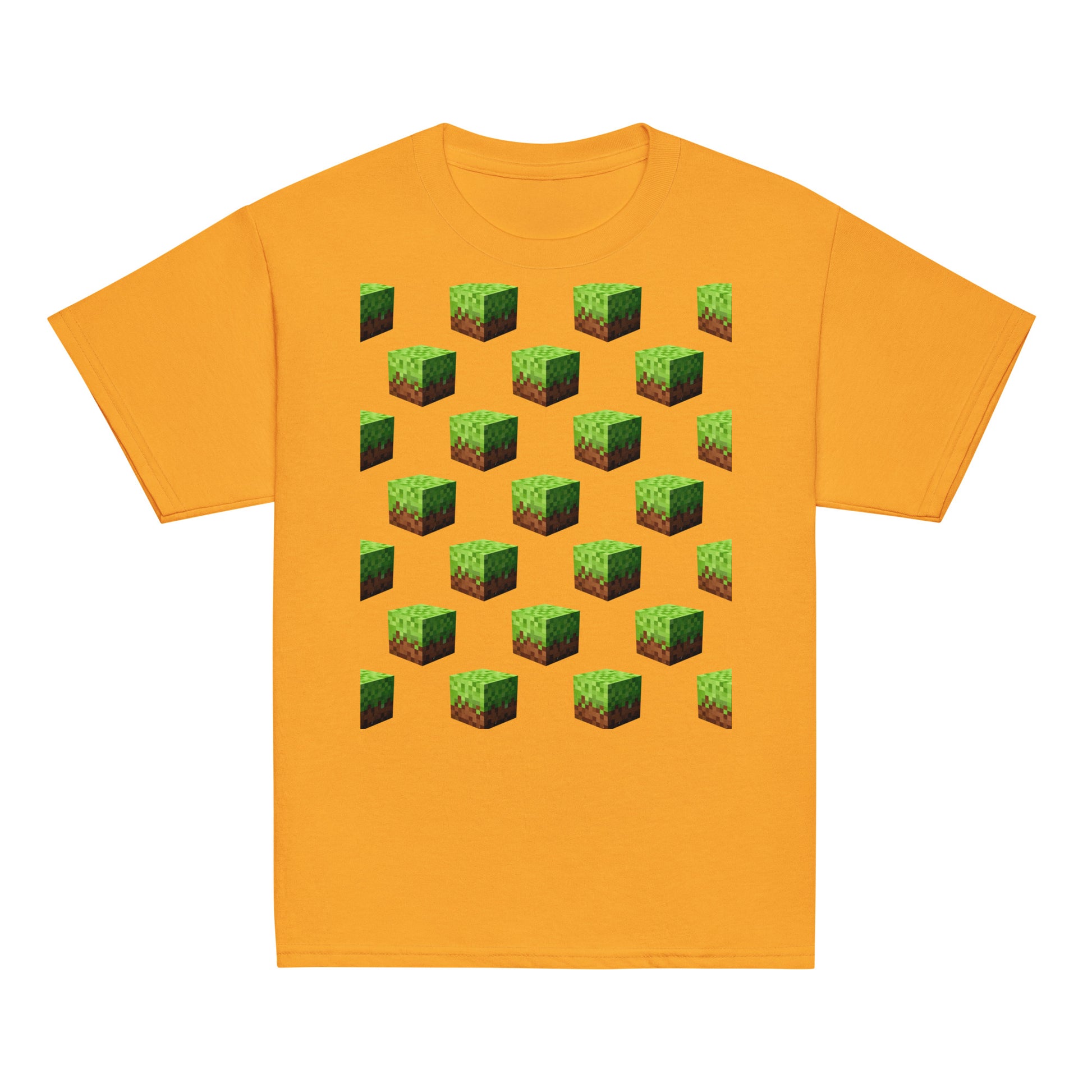 Dětské Tričko Minecraft Block - PixelKing