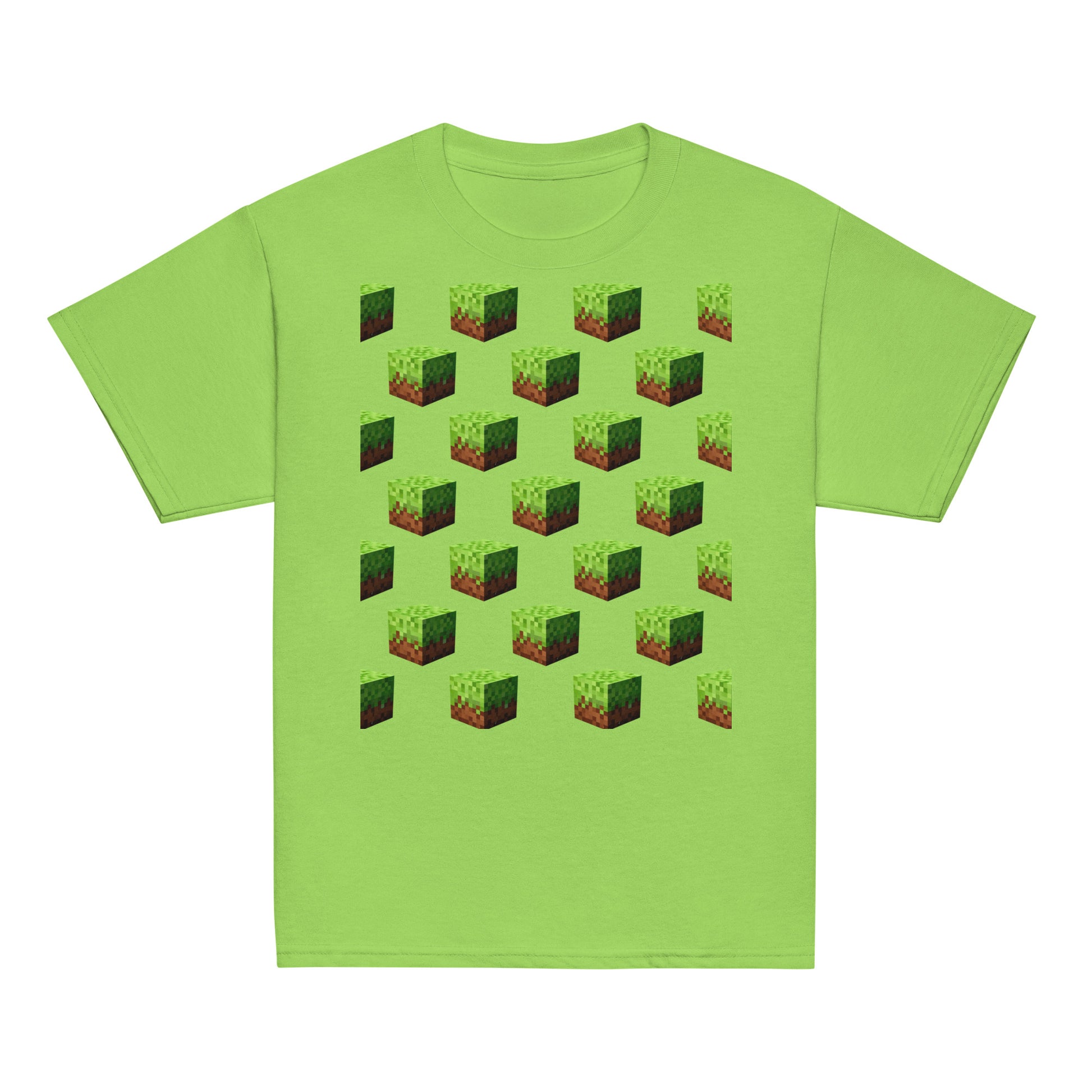 Dětské Tričko Minecraft Block - PixelKing