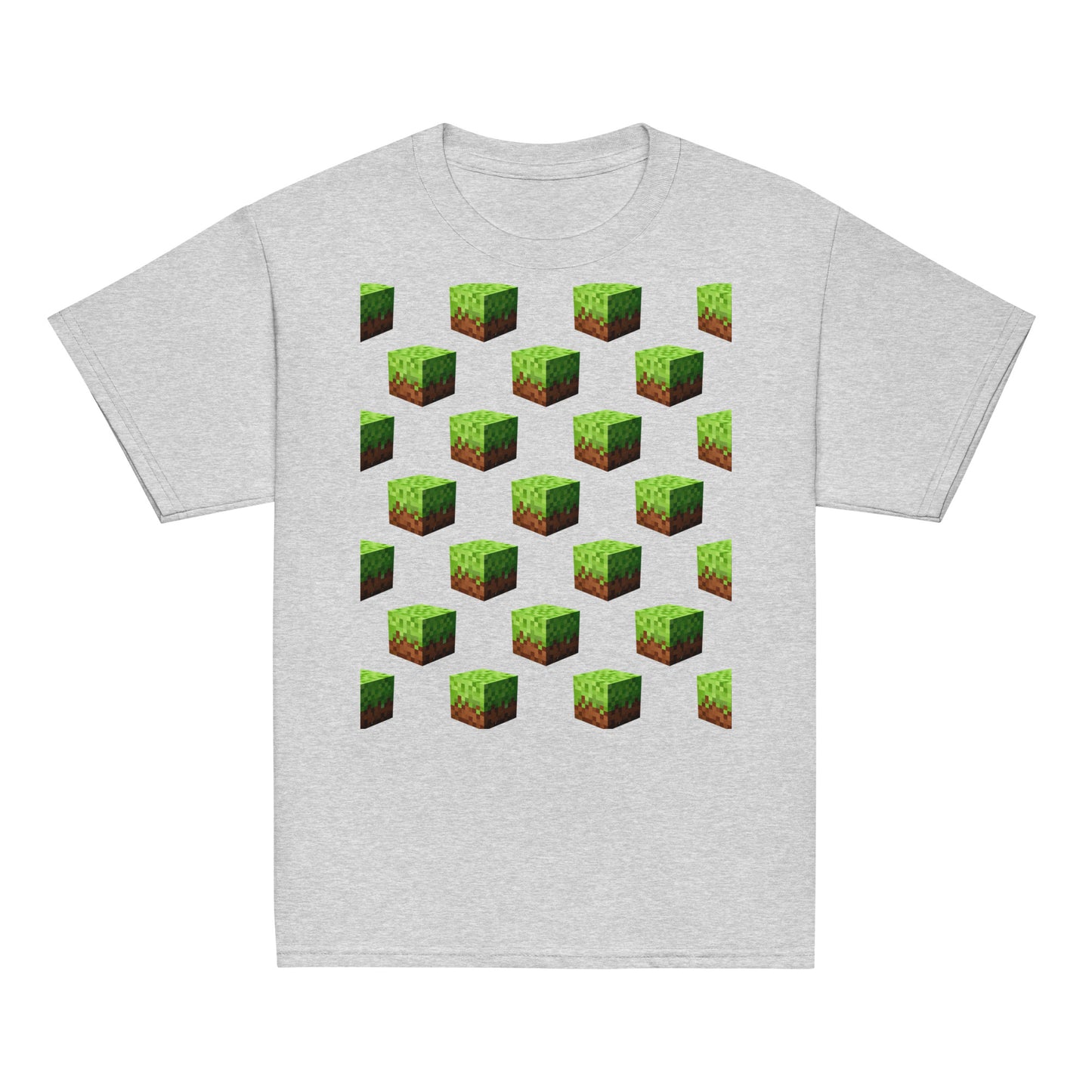 Dětské Tričko Minecraft Block - PixelKing