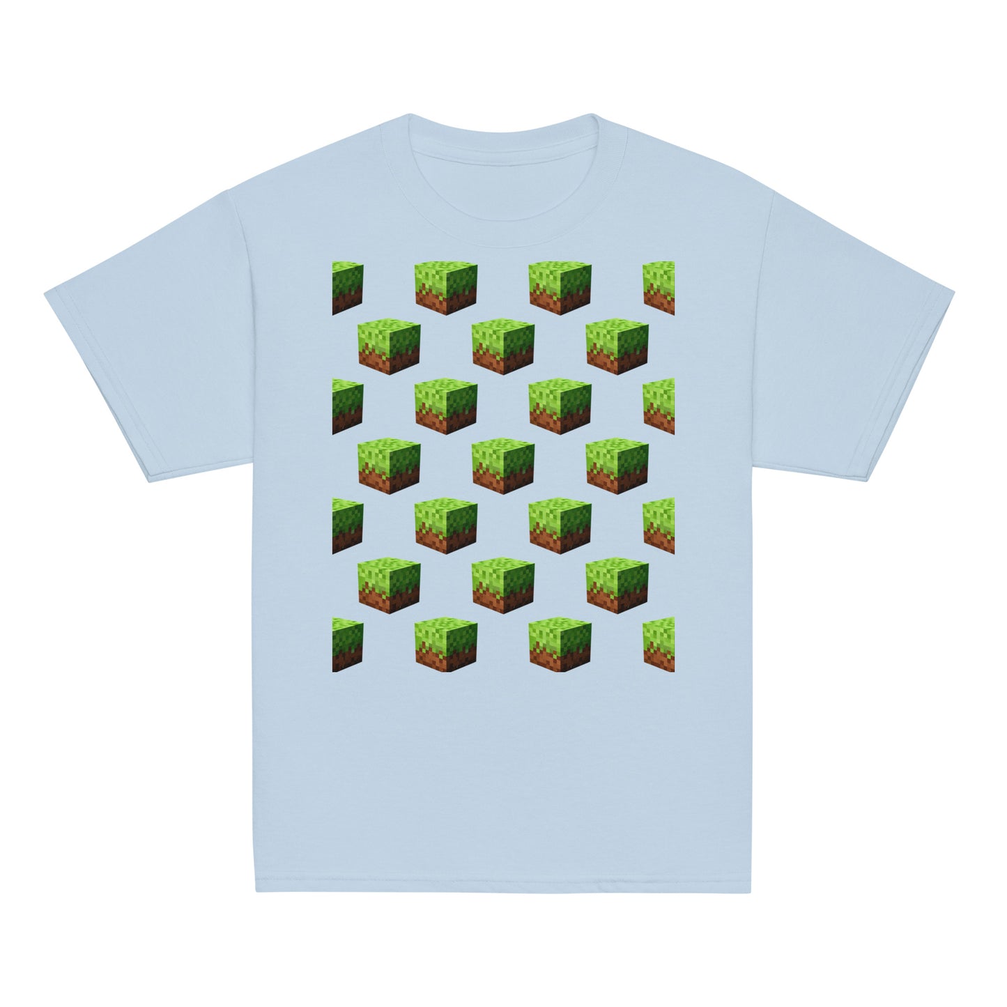 Dětské Tričko Minecraft Block - PixelKing