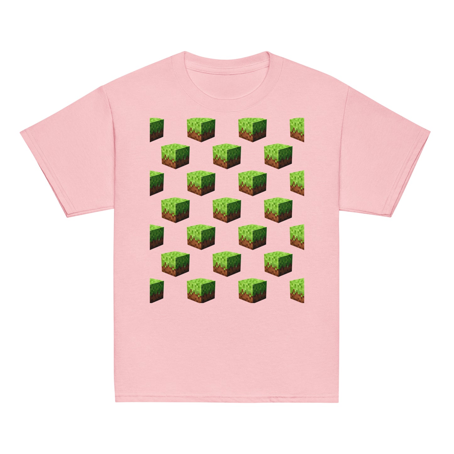 Dětské Tričko Minecraft Block - PixelKing