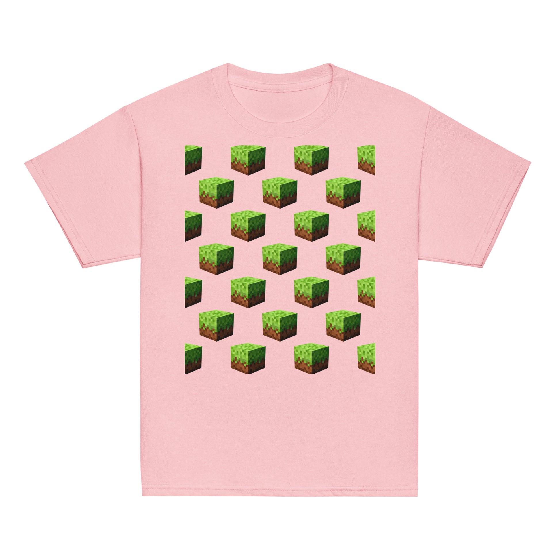 Dětské Tričko Minecraft Block - PixelKing