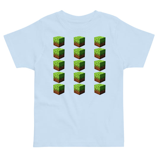 Dětské tričko Minecraft Block - PixelKing