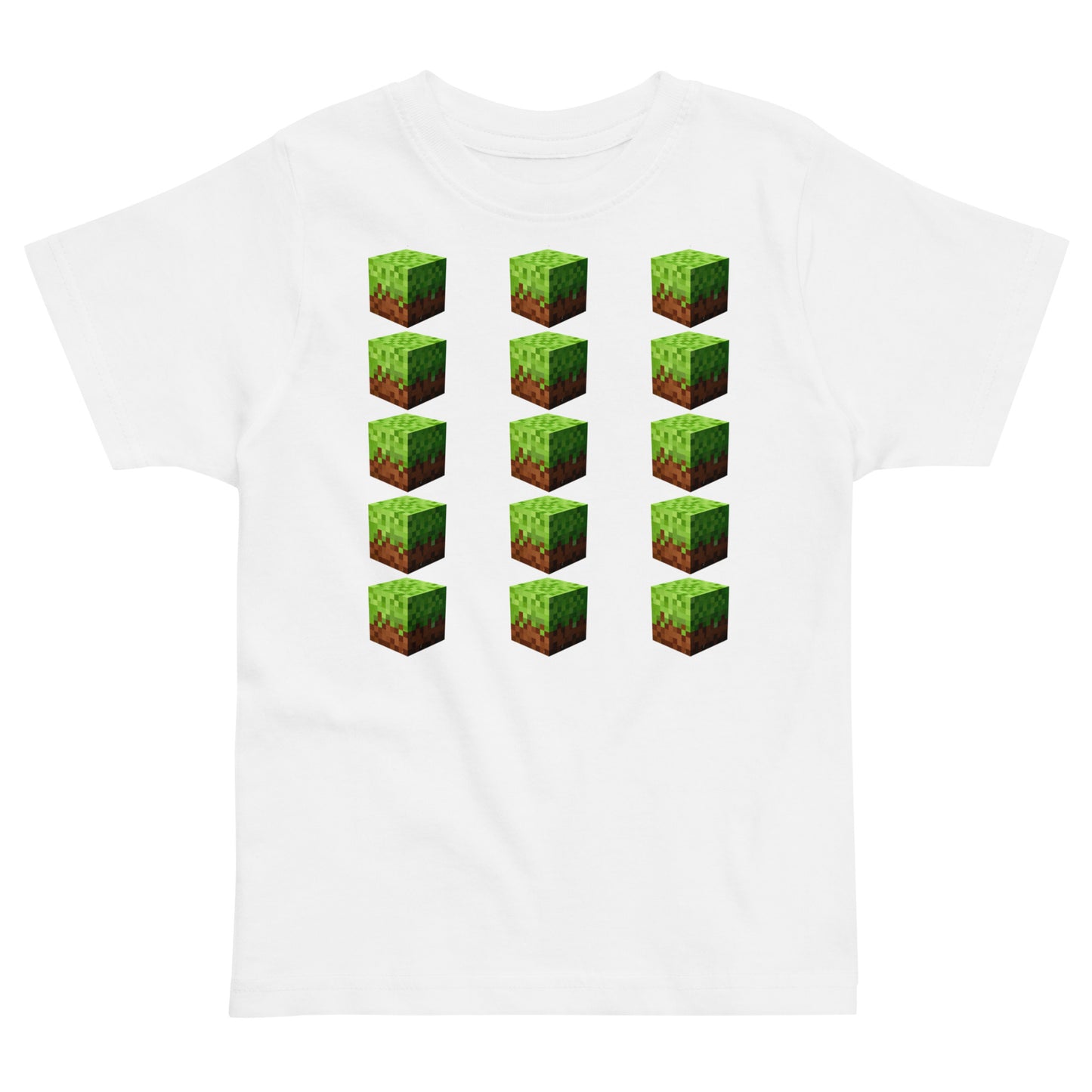 Dětské tričko Minecraft Block - PixelKing