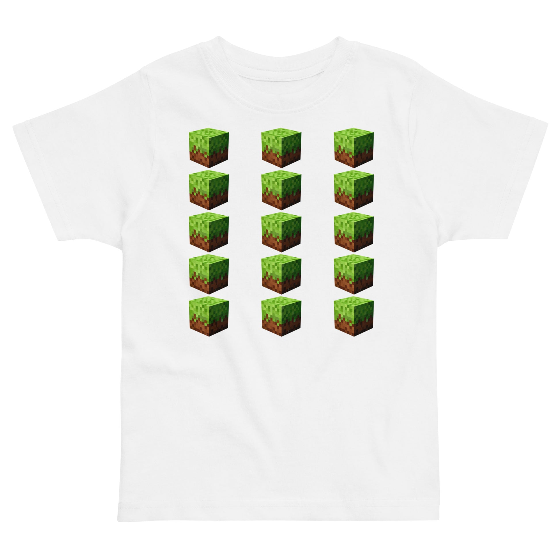 Dětské tričko Minecraft Block - PixelKing