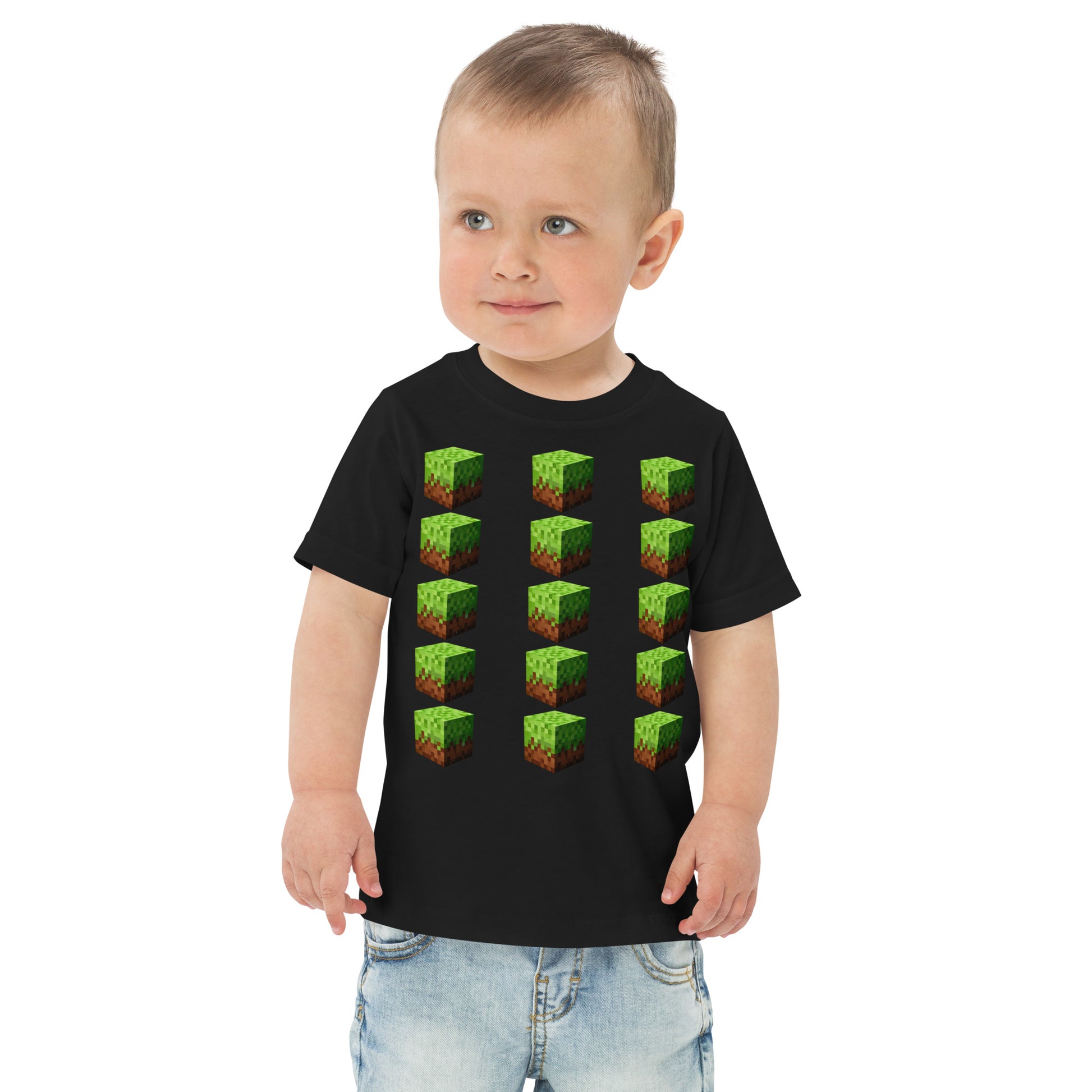 Dětské tričko Minecraft Block - PixelKing