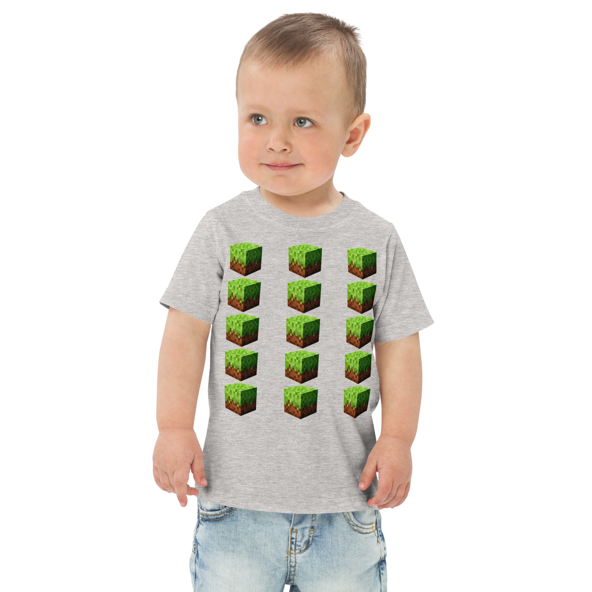 Dětské tričko Minecraft Block - PixelKing