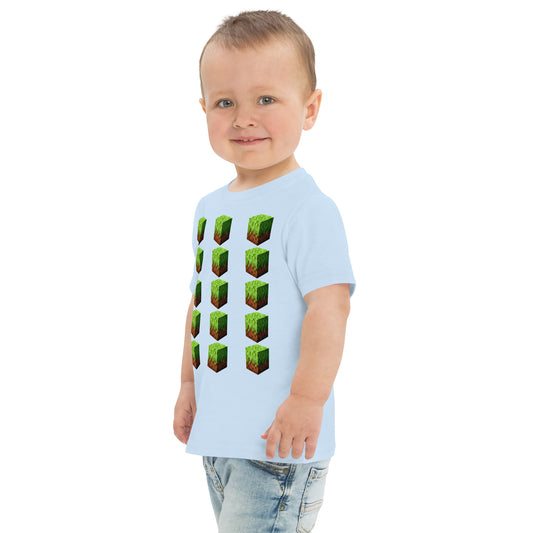 Dětské tričko Minecraft Block - PixelKing