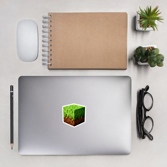 Minecraft samolepka Grass Block - PixelKing